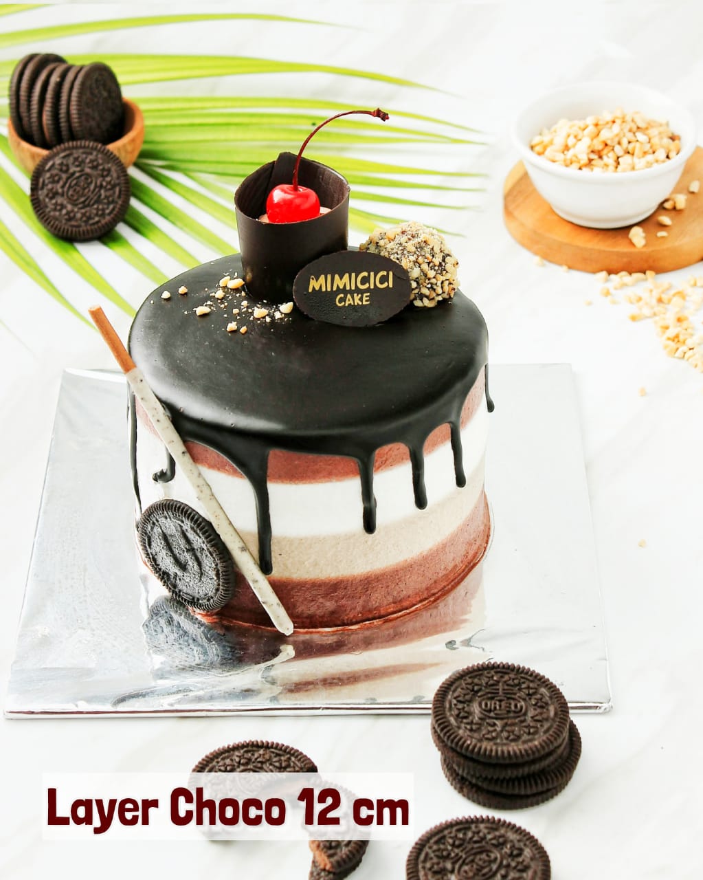 Kue Ulang Tahun 12cm Layer Choco Drip Cake